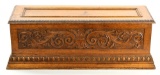 Carved Oak Jacob Music Box Case