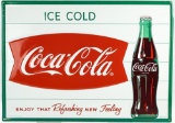 Coca-Cola SS Tin Reissued Advertising Sign