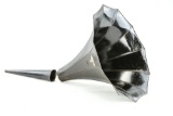 Edison Black Morning Glory Home Phonograph Horn