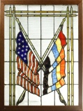 1915 Stained Glass Window from CACA Lodge