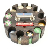 Vintage Poker Chip/Cards Caddy Carousel