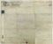 1832 Indenture Document on Parchment