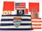 WWII US Flags Box Lot