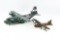 Lot of 2 Toy Military Airplanes