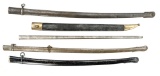 5 Assorted Scabbards