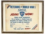 Veterans of WWI Framed Poster