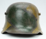 WWI German Camouflaged Helmet