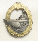 WWII German Naval Destroyer Badge