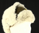WWII Japanese Fur Lined Winter Hat