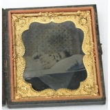 1/6th Tintype Post Mortem Infant