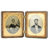 1/6th Double Case Ambrotype Civilian Images