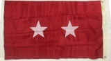 US Army 2 Star General Office Flag