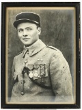 WWI French Framed Photo