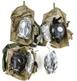 Lot of 4 Israeli Gas Masks