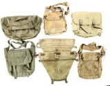 Lot of 6 US Field Sacks