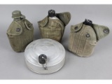 Lot of 4 Canteens