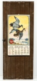 Reproduction 1929 Remington Calendar Display