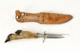 Griffon Stag Foot Souvenir Knife