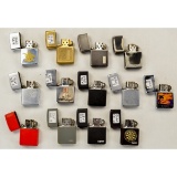 Lot of 13 1980’s-90’s Zippo Lighters