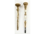 Pair of Mother of Pearl Parasol Handles