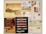 Lot of Military Stamps and Articles
