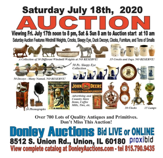 Great Selection of General Antiques Auction