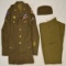 WWII US Uniform Jacket, Pants, & Overseas Cap