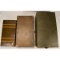 Lot of 3 WWII Era Storage Units