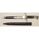 WWII German Fireman's Dress Bayonet