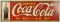 Contemporary Coca-Cola Metal Sign