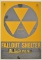 1950's Fallout Shelter Sign