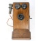 Vintage American Tel and Tel Co Wall Phone