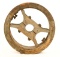 Vintage Wood Wheel for Line Shafther