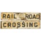 Railroad Crossing Crossbuck Double Sided