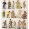 Lot of 14 O Scale Hand Painted Figures Barclay