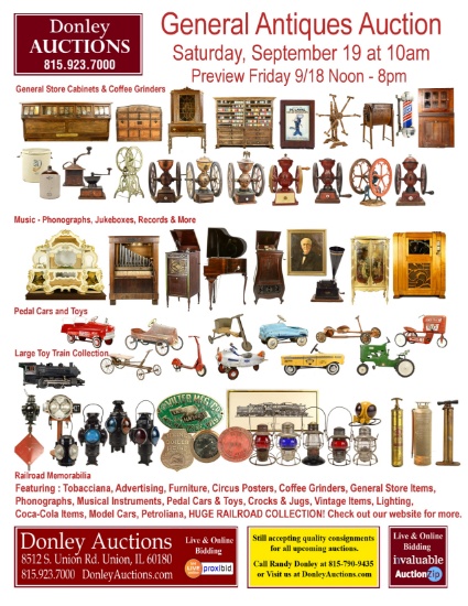 General Antiques, Toys & Trains, Railroad Auction