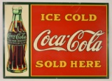 Contemporary Coca-Cola Metal Sign