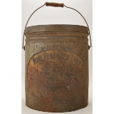 Home Rendered 5 Gallon Tin Lard Container