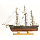 Wood Model 3 Mast Sailing Ship