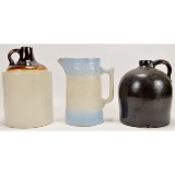 Stoneware Jugs & Pitcher