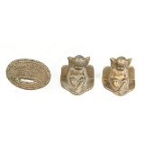 3 Brass Castings from Love Tester