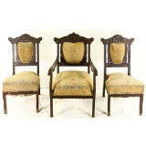 3 Victorian-Style Chairs