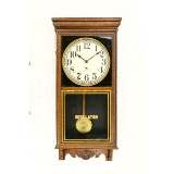 Oak Sessions Regulator Wall Clock