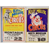 Lot of 17 Vintage Circus Posters