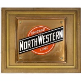 Chicago and North Western Station Entrance Sign