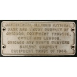 Railroad Bank Plate