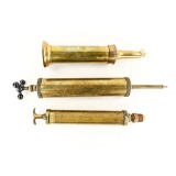 Brass Lamp Burner & Brass Oil/Grease Injectors