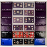 Lot of 12 US Coin Proof Sets