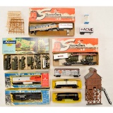 Lot of HO Scale Trains Including 2 Locomotives