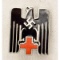 German WWII Deutsches Red Cross DRK Lapel Badge